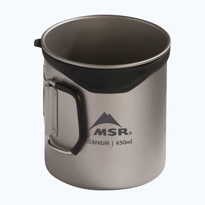 Туристическа чаша MSR Titan Cup 450 ml titanium 2