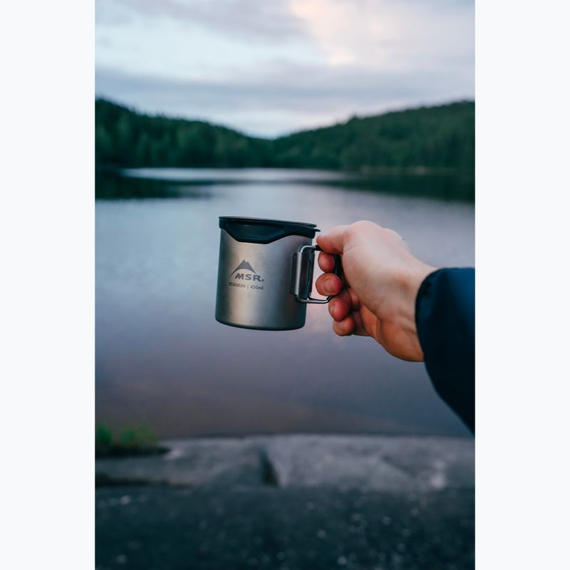 Туристическа чаша MSR Titan Cup 450 ml titanium 8