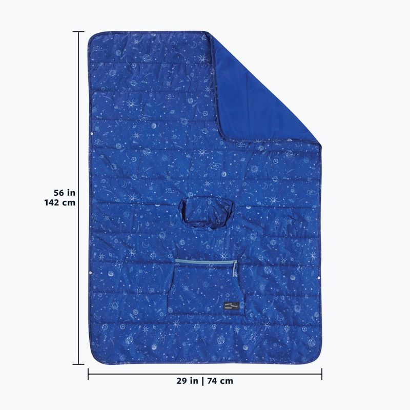 Детска туристическа пелерина Honcho с космически принт на Therm-a-Rest 5