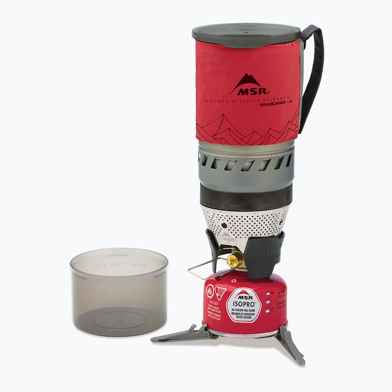MSR WindBurner Personal Stove System 1.0 червен