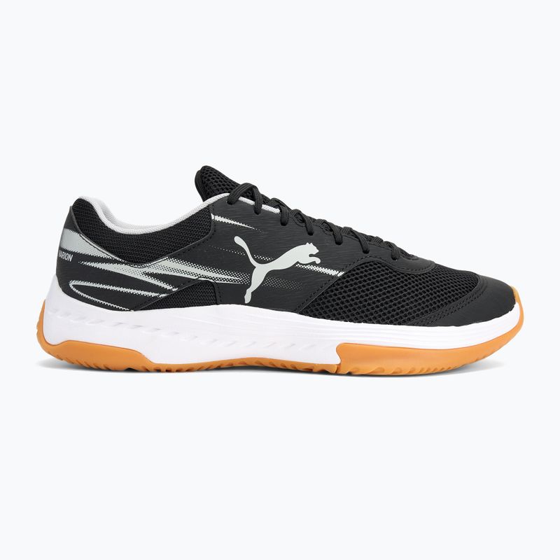 Мъжки спортни обувки за зала PUMA Varion II puma black/cool light grey/yellow blaze/gum 2