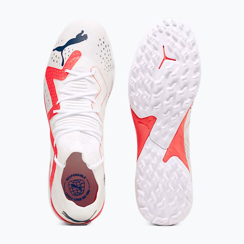 PUMA Future Match TT мъжки футболни обувки puma white/puma black/fire orchid 14