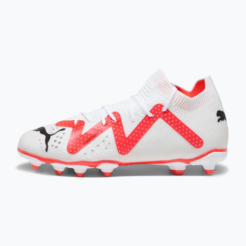 Детски футболни обувки PUMA Future Pro FG/AG Jr puma white/puma black/fire orchid 10