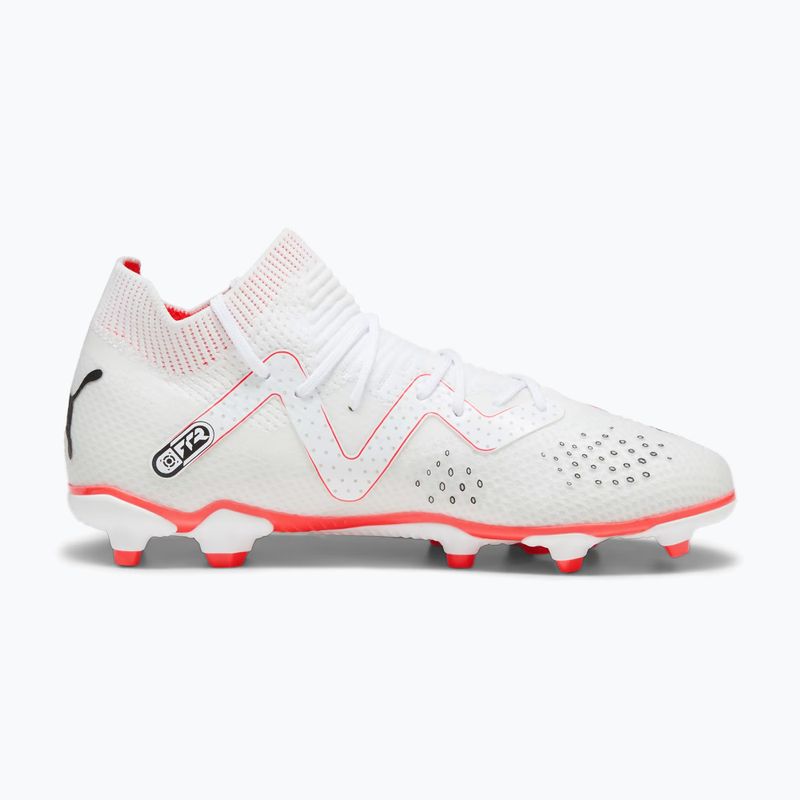 Детски футболни обувки PUMA Future Pro FG/AG Jr puma white/puma black/fire orchid 11