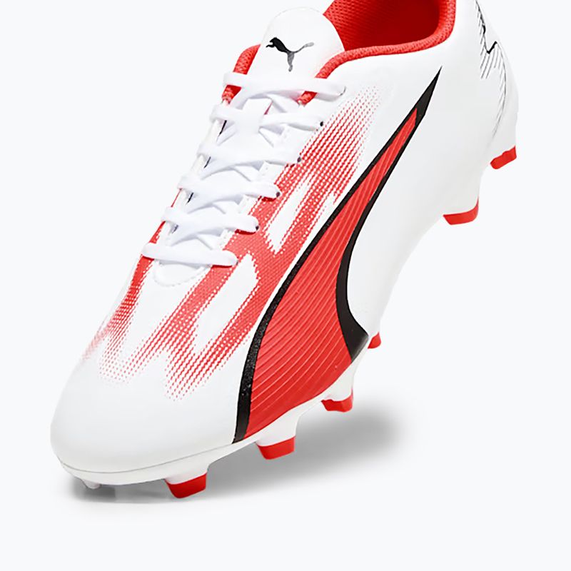 Мъжки футболни обувки PUMA Ultra Play FG/AG puma white/puma black/fire orchid 14