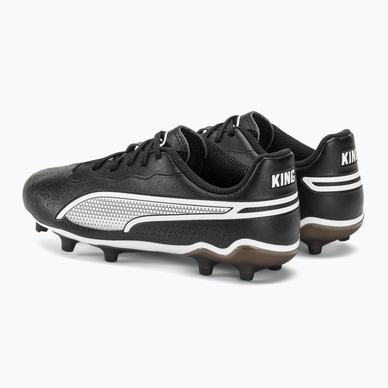 PUMA King Match FG/AG Jr детски футболни обувки puma black/puma white 3