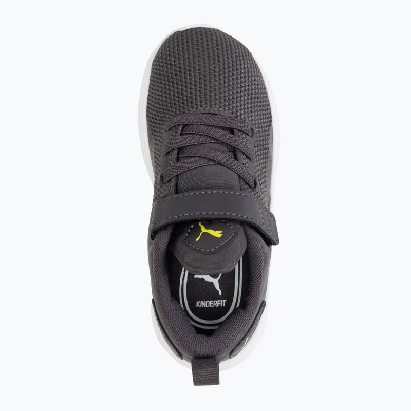 Детски обувки PUMA Flyer Runner V Inf dark coal/puma/black/lime smash 5