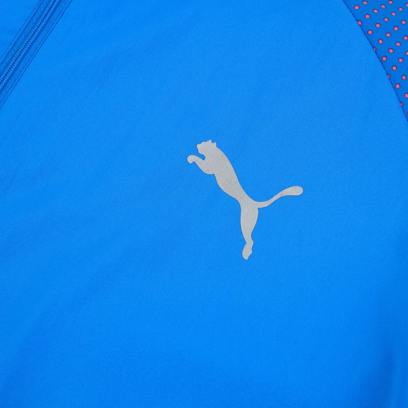 Мъжко яке за бягане Puma Run Favorite Woven Jacket blue/fire orchid 3