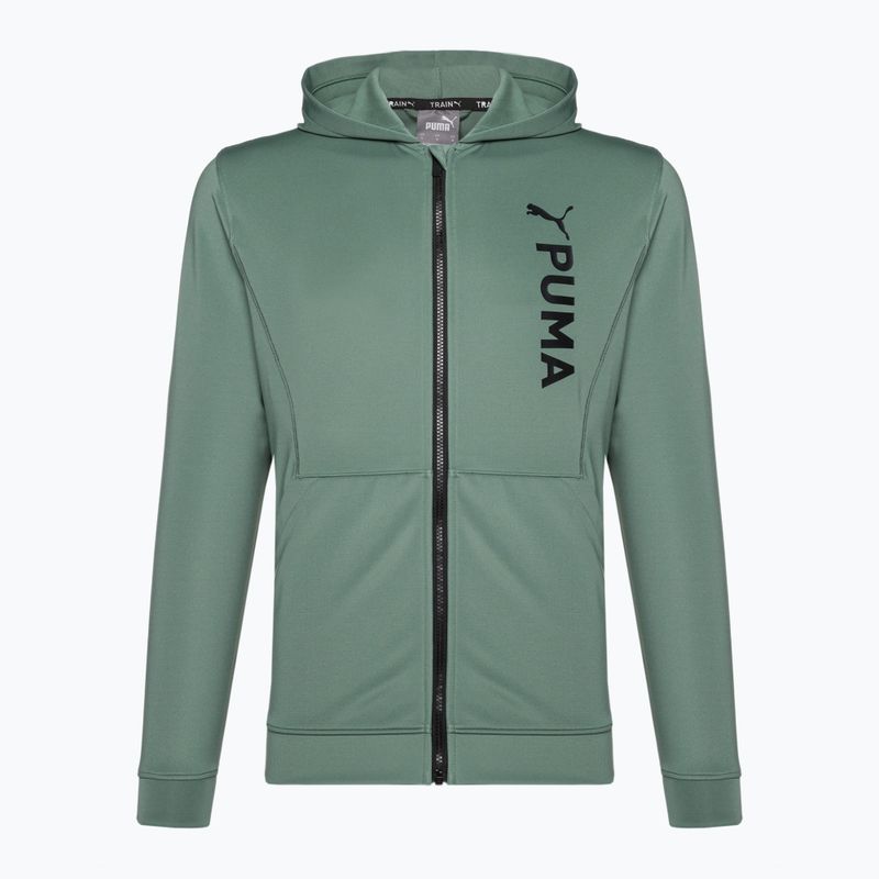 Мъжки суитшърт за тренировки PUMA Fit Double Knit eucalyptus