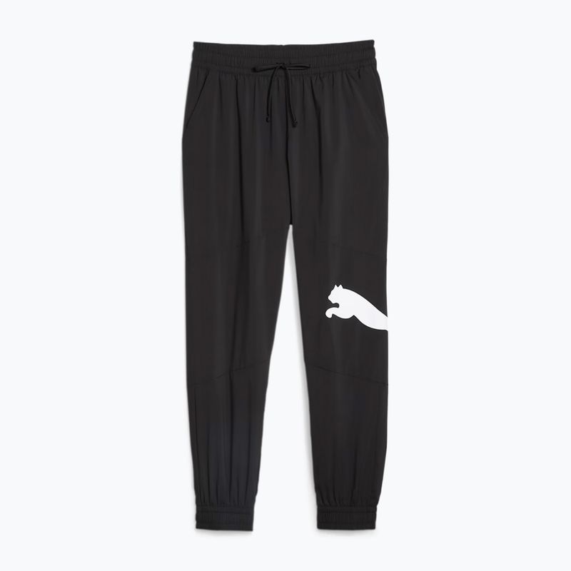 Мъжки тренировъчни панталони PUMA Train All Day Big Cat Woven puma black/puma white