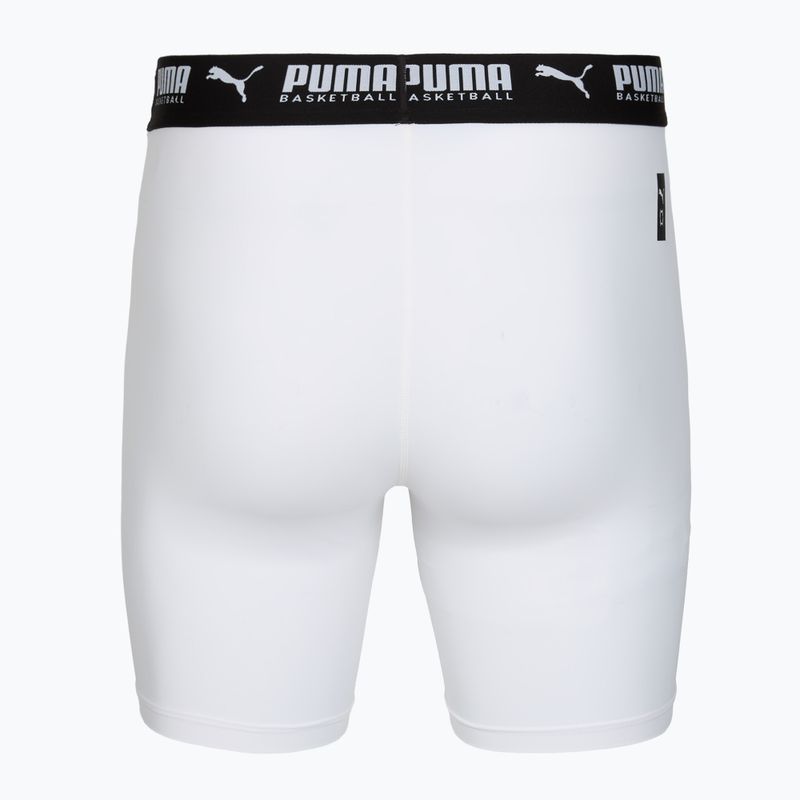 Мъжки баскетболни шорти PUMA Hoops Team Baselayer puma white 2