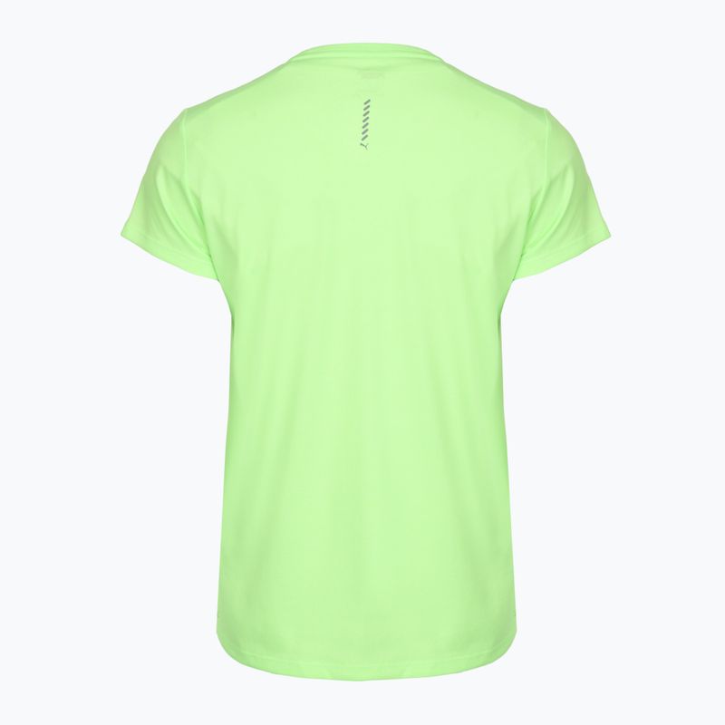 Дамска тениска за бягане PUMA Run Favorite Heather green/neon 2