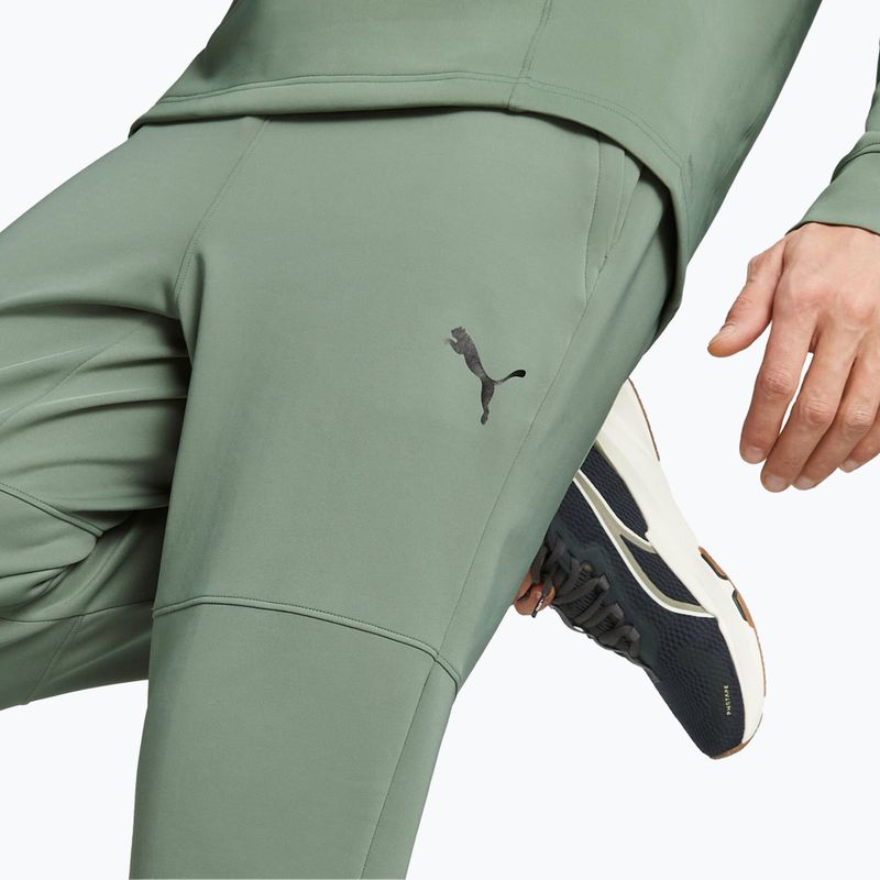 Мъжки тренировъчни панталони PUMA Fit Double Knit Jogger eucalyptus 8