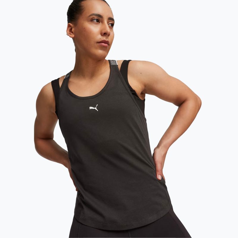 Дамска тренировъчна тениска PUMA Strong Tank puma black 3