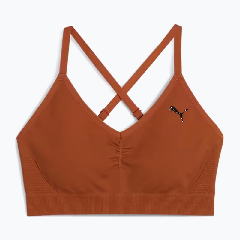 Фитнес сутиен PUMA Move Shapeluxe Seamless teak