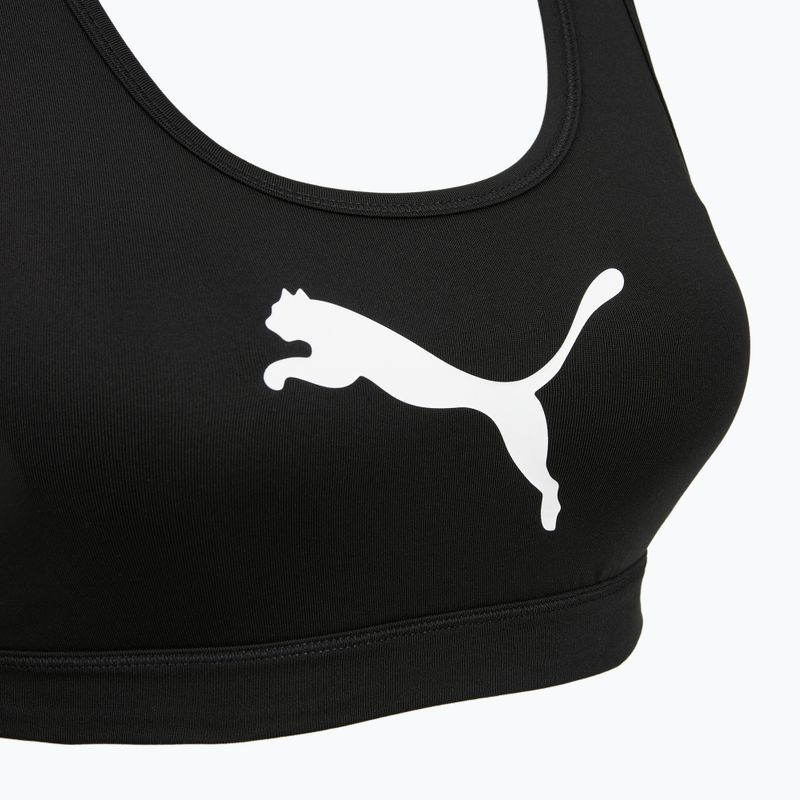 Сутиен за бягане PUMA 4Keeps Bra black/white 3