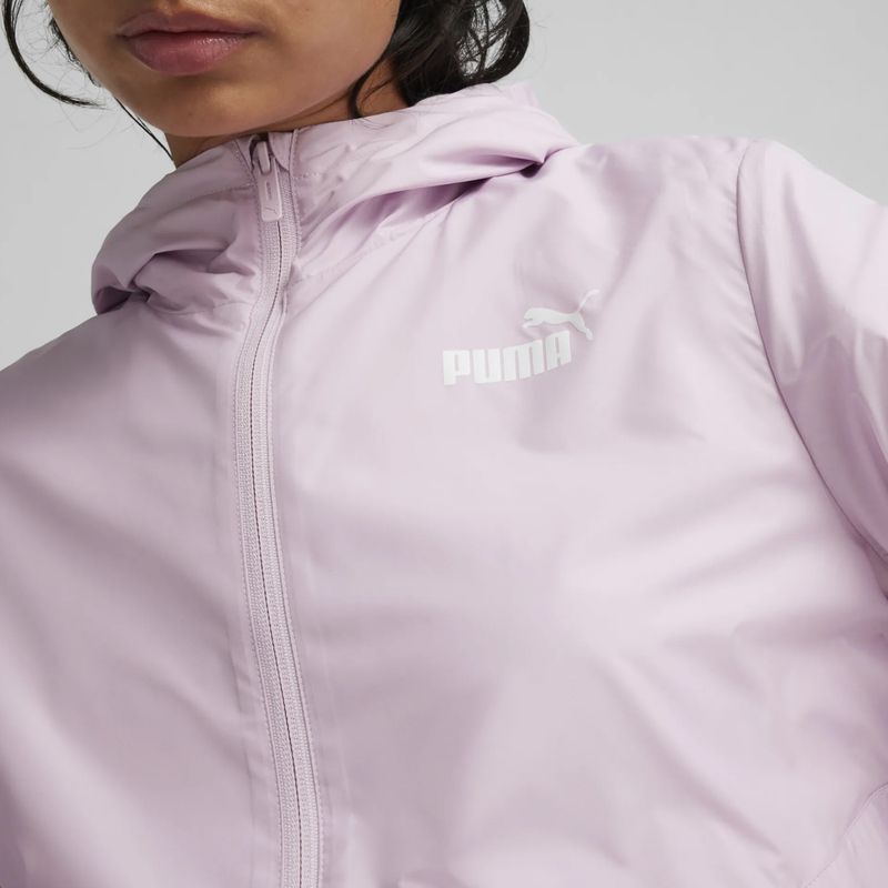 Дамско яке PUMA ESS Solid Windbreaker Hoodie grape mist 6