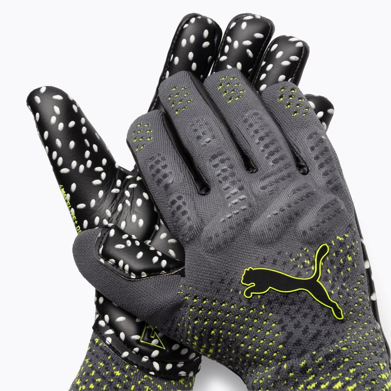 Вратарски ръкавици PUMA Future Ultimate Rush NC cool dark grey/electric lime/puma black  3