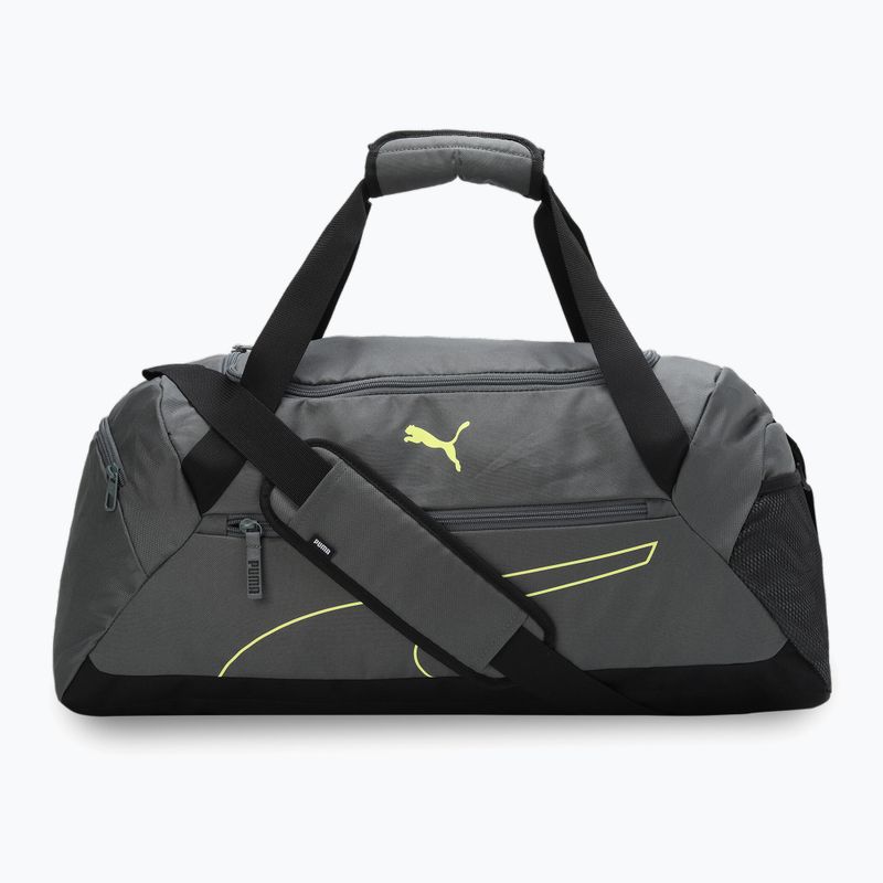 Спортна чанта PUMA Fundamentals Sports mineral grey/lime sheen 2