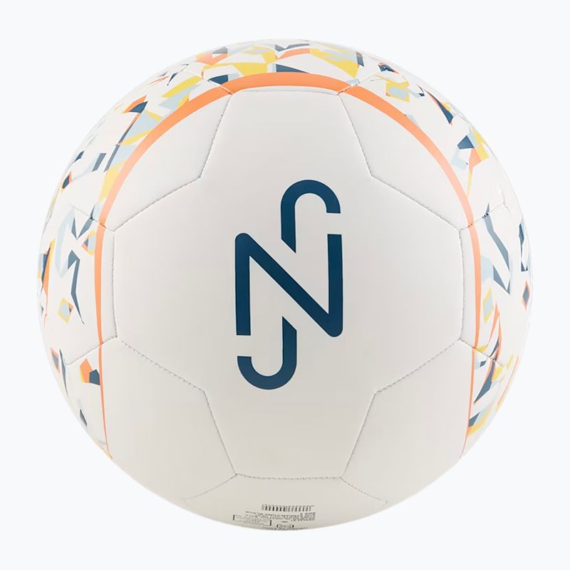 Футболна топка PUMA Neymar Jr. Graphic puma white/hot heat/sun stream/puma black размер 4 5
