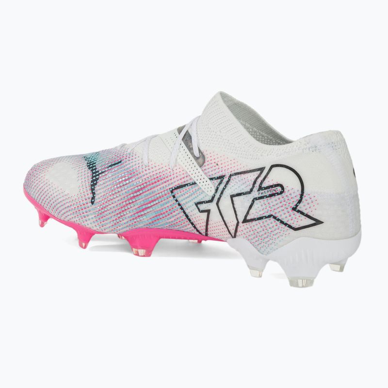 Футболни обувки PUMA Future 7 Ultimate Low FG/AG white/black/poison pink/bright aqua/silver mist 3