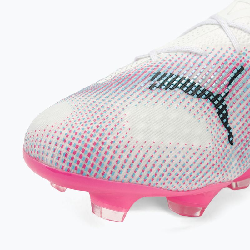 Футболни обувки PUMA Future 7 Ultimate Low FG/AG white/black/poison pink/bright aqua/silver mist 7