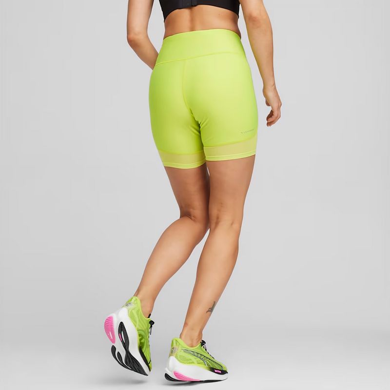 Дамски къси панталони за бягане PUMA Run Ultraform 6" зелен 5