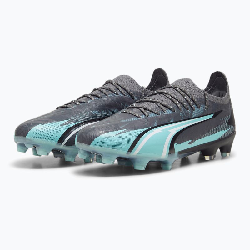 Футболни обувки PUMA Ultra Ultimate Rush FG/AG strong gray/puma white/electro aqua 10