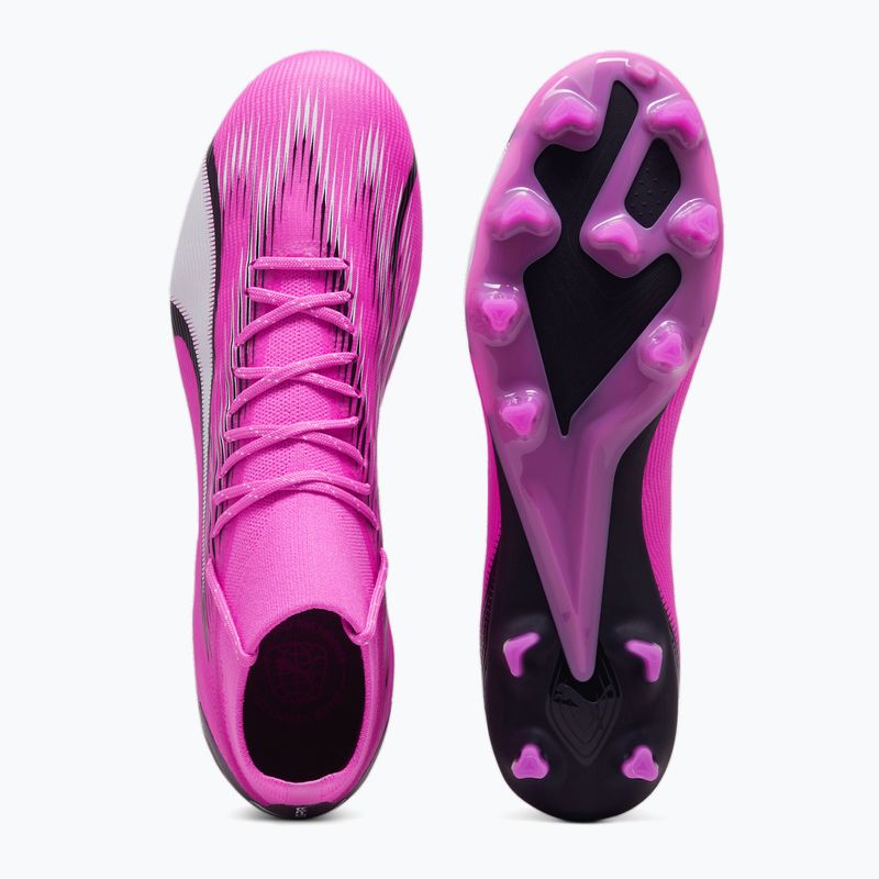 Футболни обувки PUMA Ultra Pro FG/AG отровно розово/пума бяло/пума черно 11