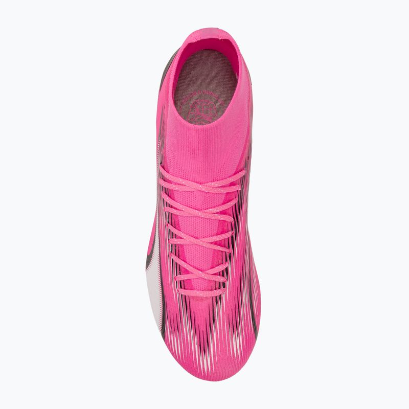 Футболни обувки PUMA Ultra Pro FG/AG отровно розово/пума бяло/пума черно 5