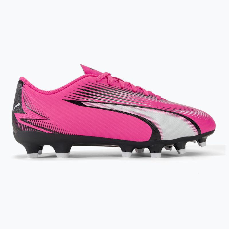 Детски футболни обувки PUMA Ultra Play FG/AG Jr poison pink/puma white/puma black 2