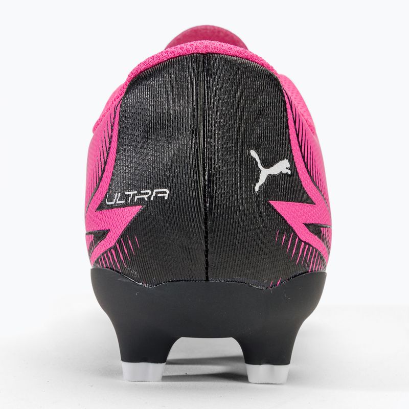 Детски футболни обувки PUMA Ultra Play FG/AG Jr poison pink/puma white/puma black 6