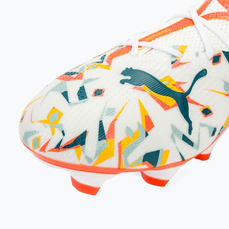 Футболни обувки PUMA Future 7 Match Creativity FG/AG white/oceantropic/turquoisesurf/hotheat/sunstream 7