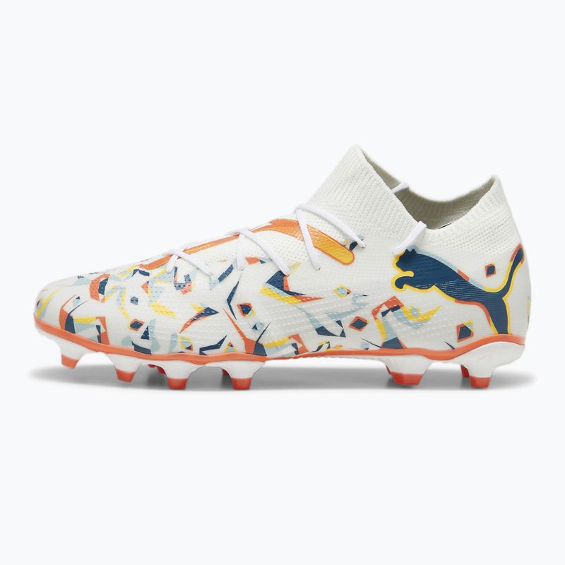 Футболни обувки PUMA Future 7 Match Creativity FG/AG white/oceantropic/turquoisesurf/hotheat/sunstream 8