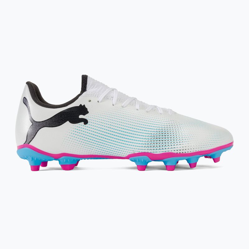 Футболни обувки PUMA Future 7 Play FG/AG puma white/puma black/poison pink 2