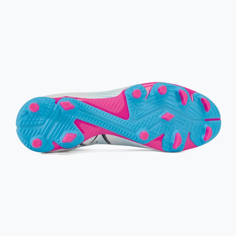 Футболни обувки PUMA Future 7 Play FG/AG puma white/puma black/poison pink 4