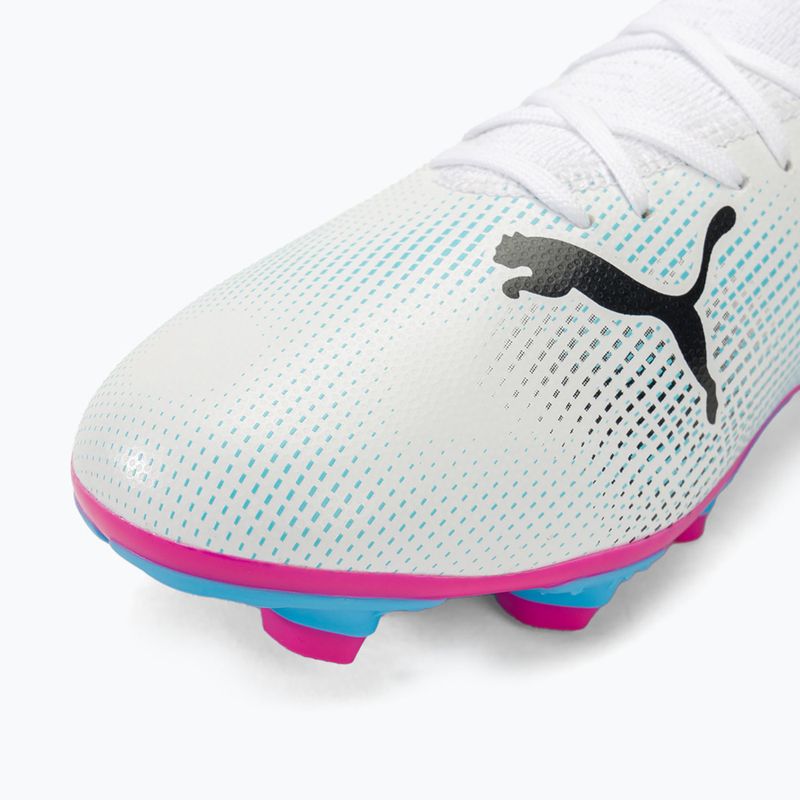 Футболни обувки PUMA Future 7 Play FG/AG puma white/puma black/poison pink 7