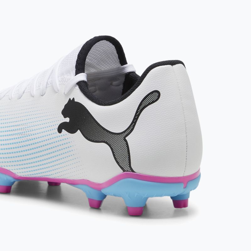 Футболни обувки PUMA Future 7 Play FG/AG puma white/puma black/poison pink 13