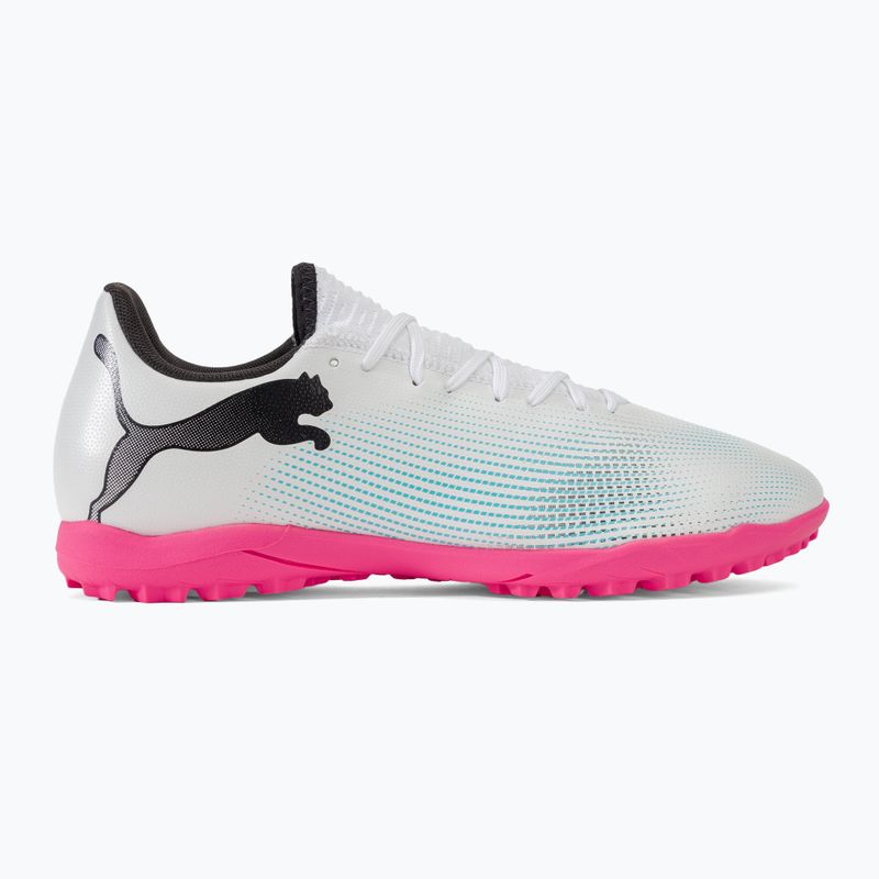 Футболни обувки Puma Future 7 Play TT puma white/puma black/poison pink 2