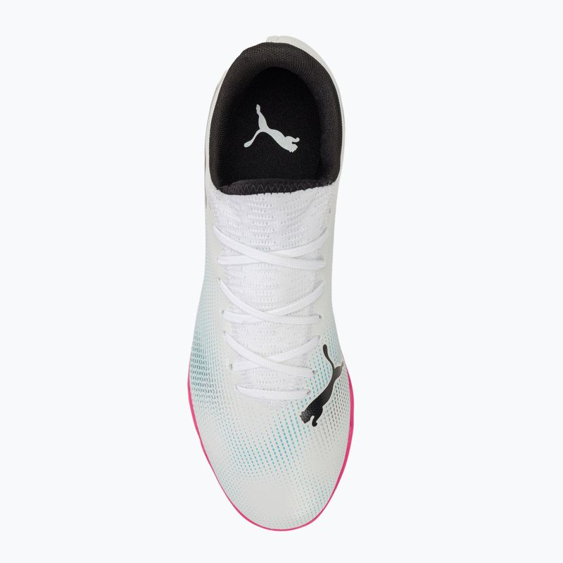 Футболни обувки Puma Future 7 Play TT puma white/puma black/poison pink 5