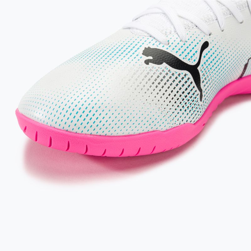 Футболни обувки PUMA Future 7 Play IT puma white/puma black/poison pink 7