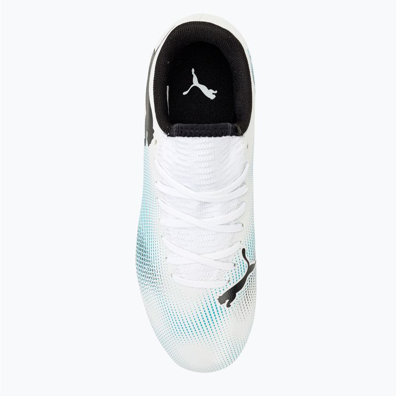 Детски футболни обувки PUMA Future 7 Play FG/AG puma white/puma black/poison pink 5
