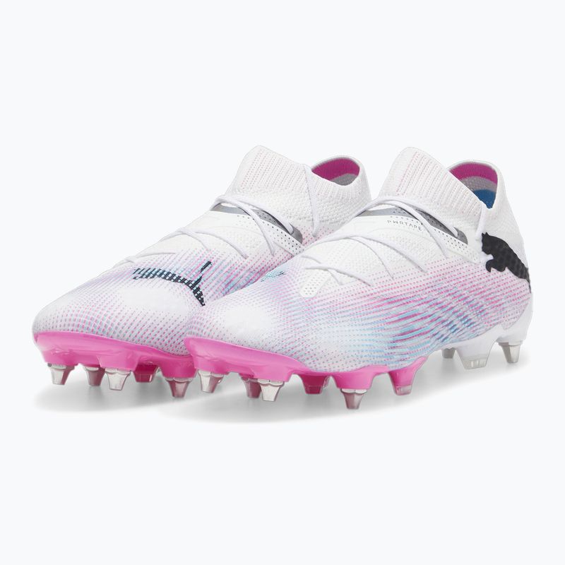 Футболни обувки PUMA Future 7 Ultimate MxSG puma white/puma black/poison pink 10