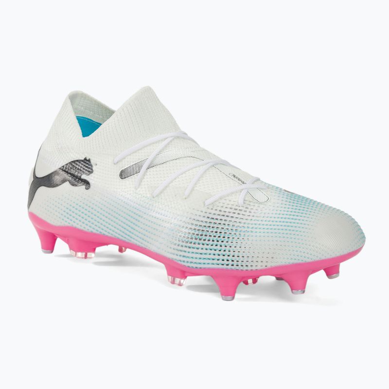 Футболни обувки Puma Future 7 Match MxSG puma white/puma black/poison pink