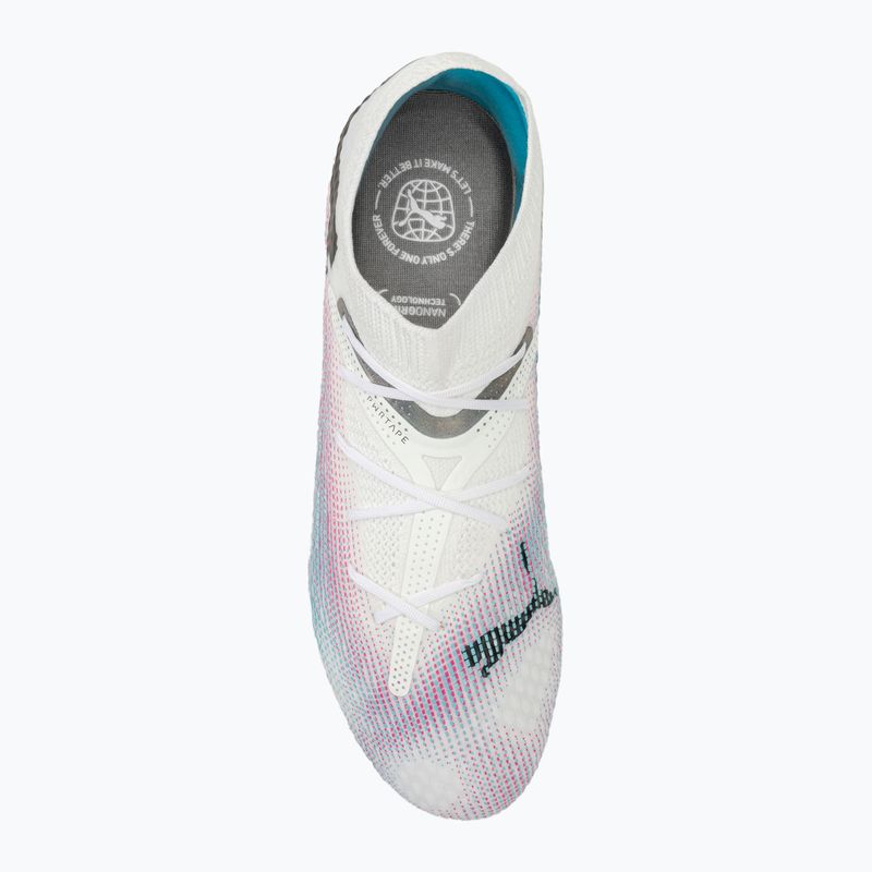 Футболни обувки PUMA Future 7 Pro+ FG/AG puma white/puma black/poison pink 5