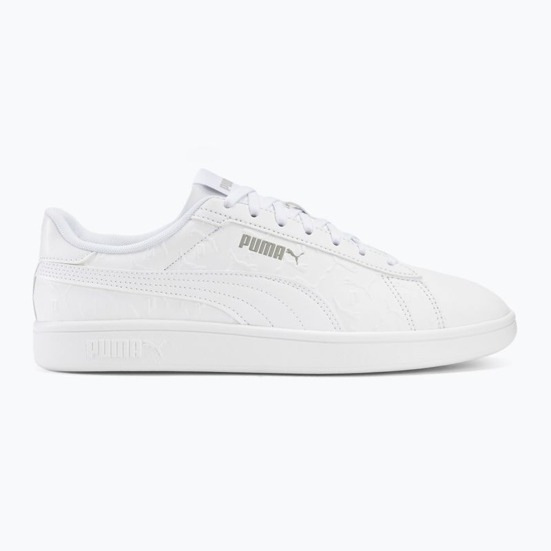 Обувки Puma Smash 3.0 Superlogo puma white/smokey grey 2