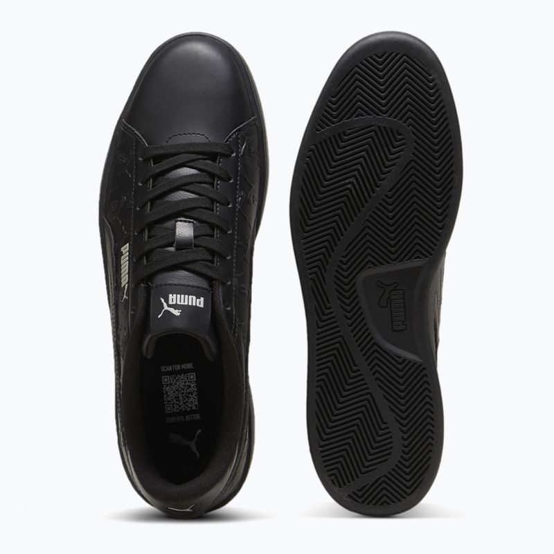 Обувки Puma Smash 3.0 Superlogo puma black/smoke grey/puma white 11