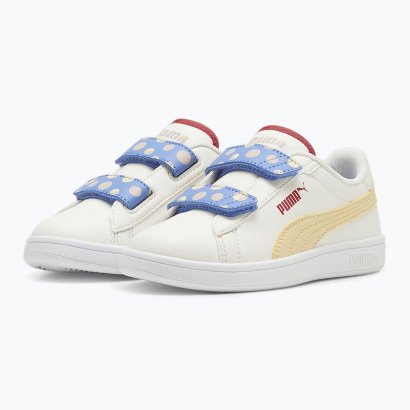 Детски обувки PUMA Smash 3.0 Summer Camp V PS warm white/chamomile/puma white 8