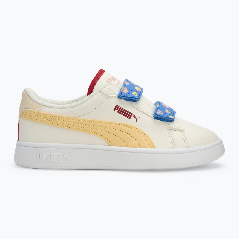 Детски обувки PUMA Smash 3.0 Summer Camp V PS warm white/chamomile/puma white 2