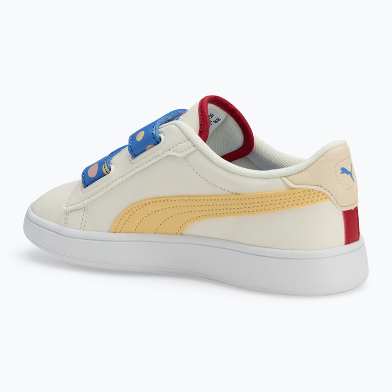 Детски обувки PUMA Smash 3.0 Summer Camp V PS warm white/chamomile/puma white 3